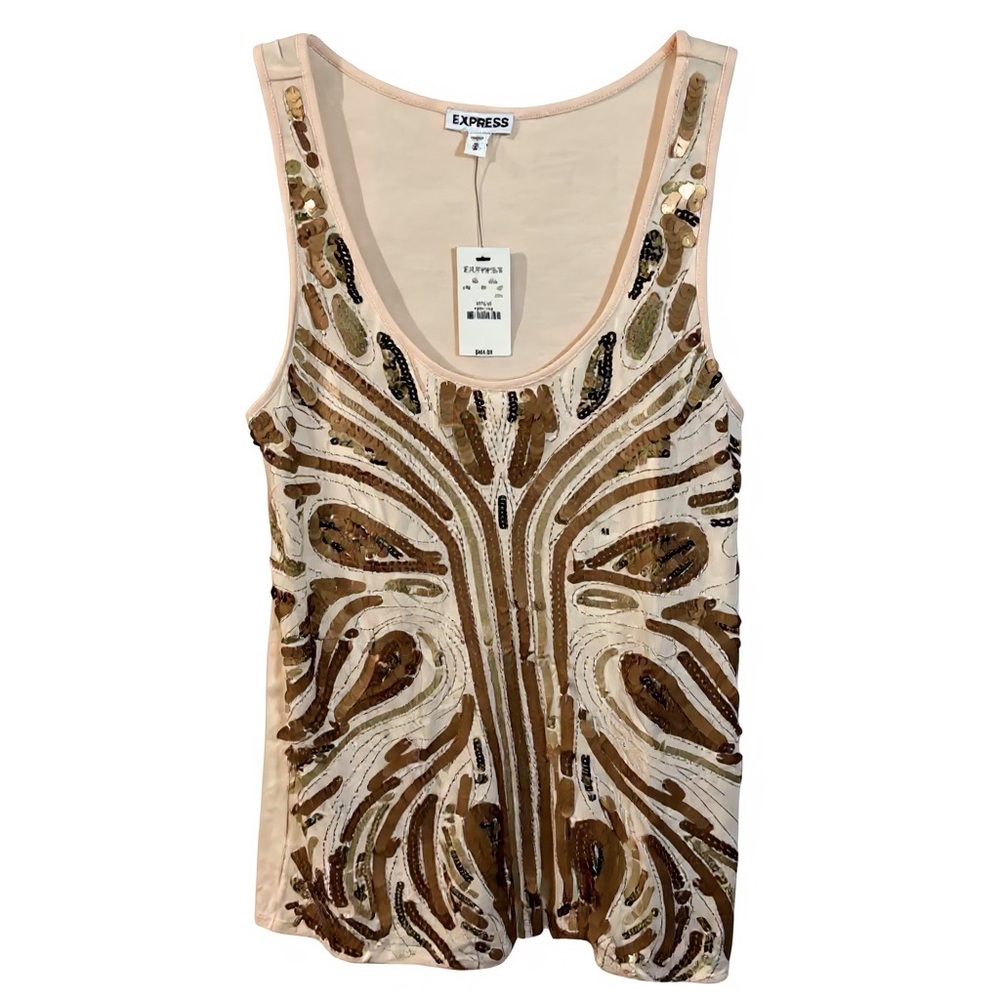 Express Sequin Tank Top